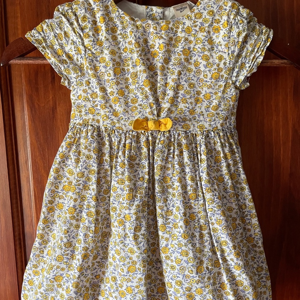 Oshkosh b’gosh yellow floral 2T dress